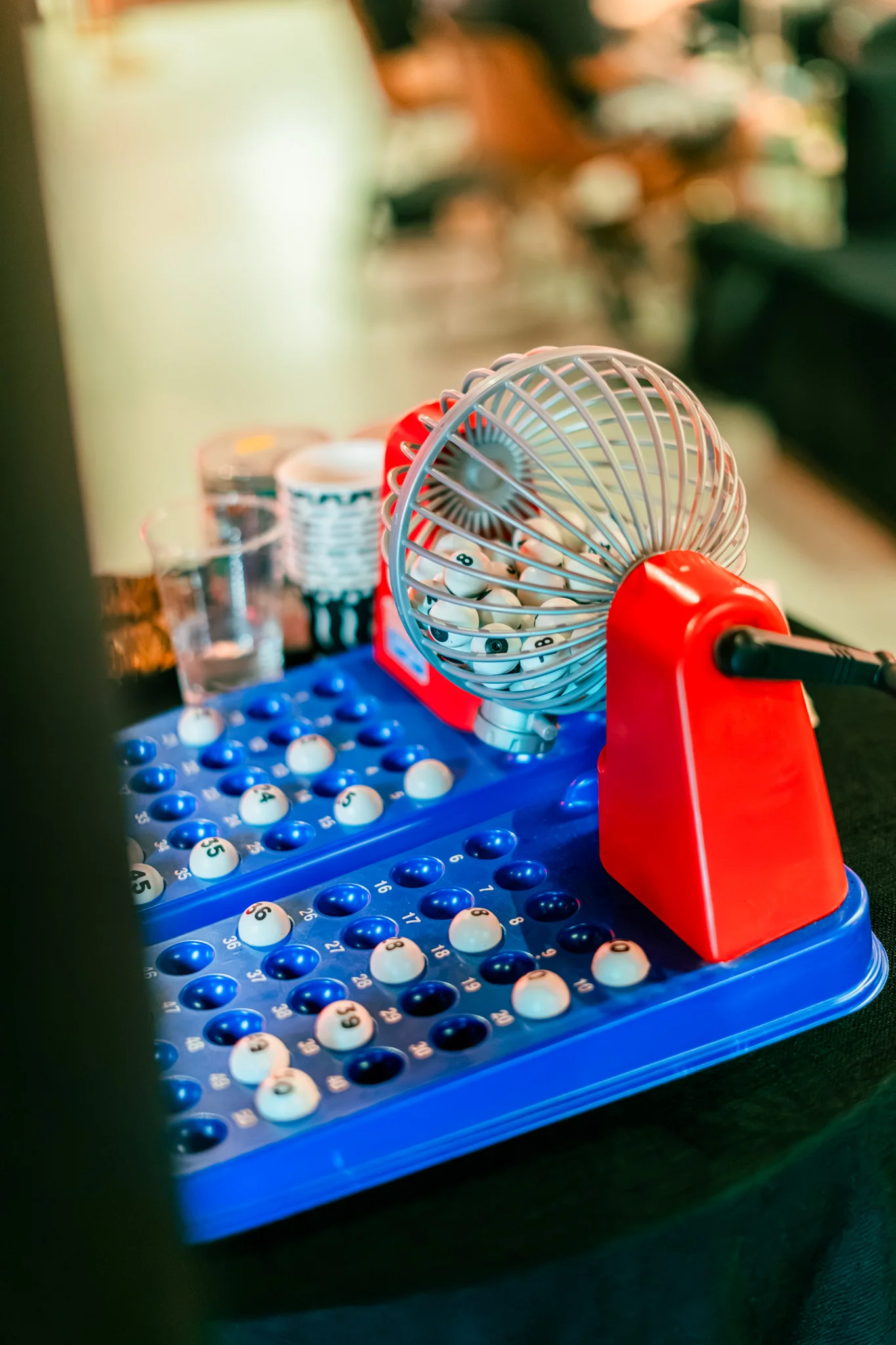 Bombo de bingo para las noches de juegos en Bcn Kush Weed Club